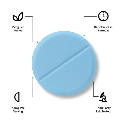 7Tabz Pure 7 Hydroxymitragynine Extract Tablets 4ct Tablet Infograph