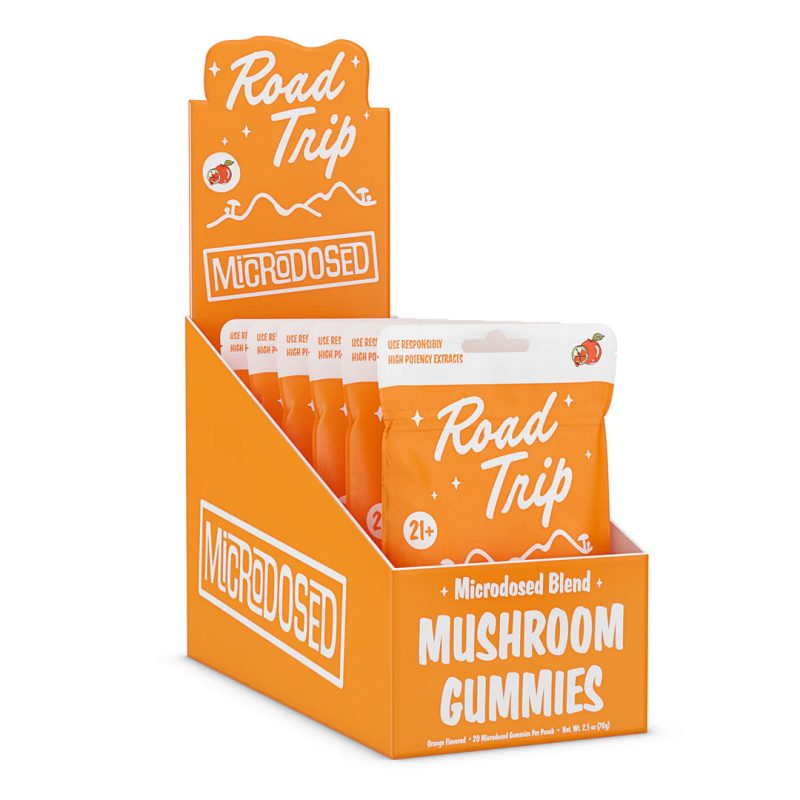 Road Trip Microdose Gummies Orange