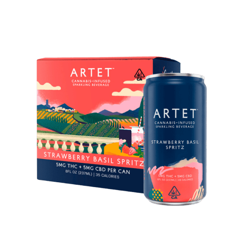 Artet Seltzer/Spritzer THC Infused Beverage - Coastal Hemp Co