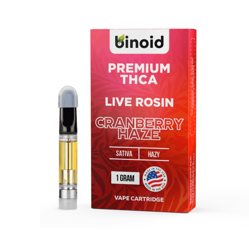 binoid thca vape cartridge w live rosin 1g coastal hemp co 1