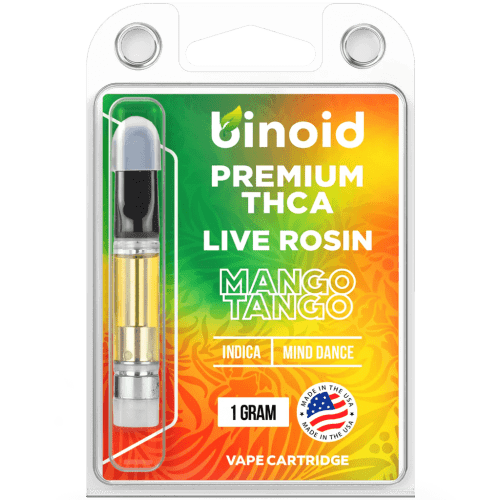 Binoid THCA Vape Cartridge w/ Live Rosin 1G - Coastal Hemp Co