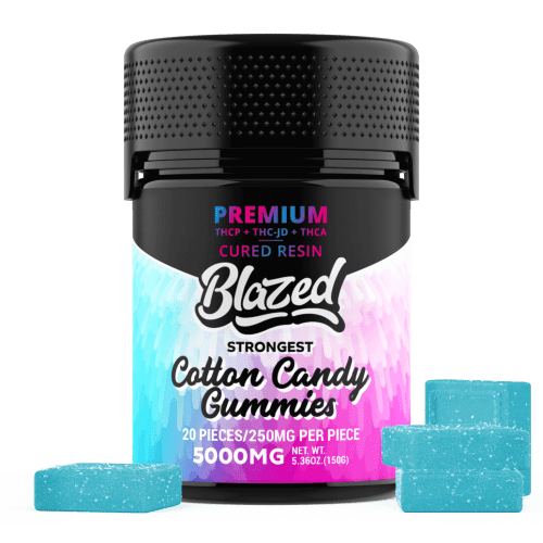 THCA + Delta 9P 5000 MG Gummies - Blazed - Coastal Hemp Co