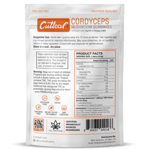 cutleaf cordyceps mango mushroom cbd gummies coastal hemp co 2