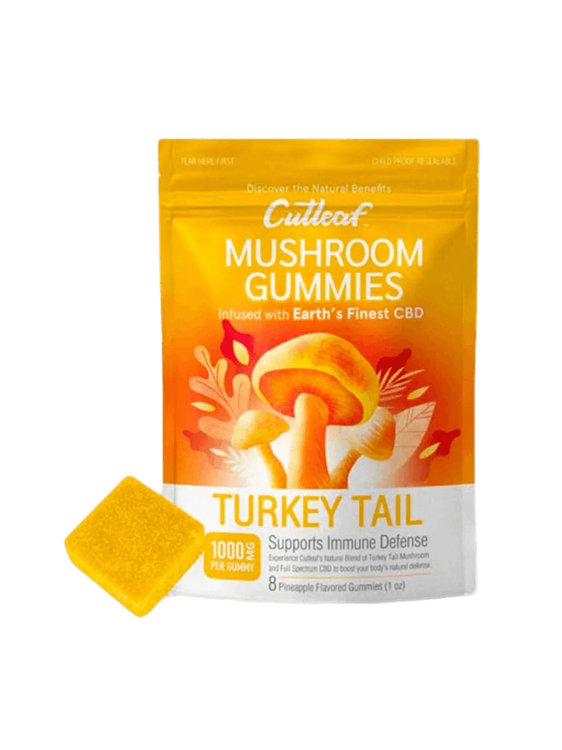 cutleaf turkey tail pineapple mushroom cbd gummies coastal hemp co