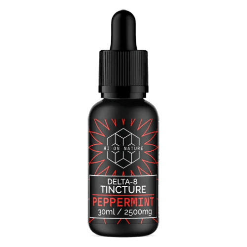 Hi On Nature Delta-8 Tincture 2500 mg - Coastal Hemp Co