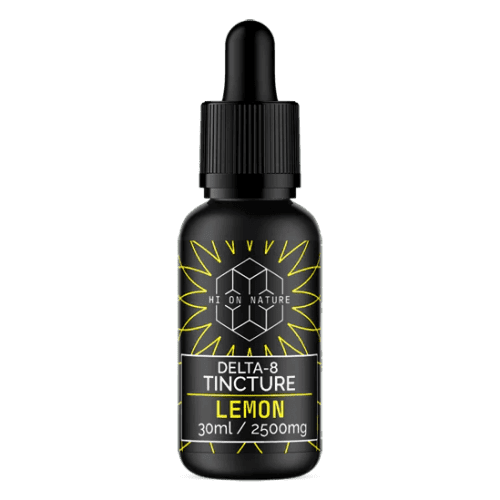 Hi On Nature Delta-8 Tincture 2500 mg - Coastal Hemp Co