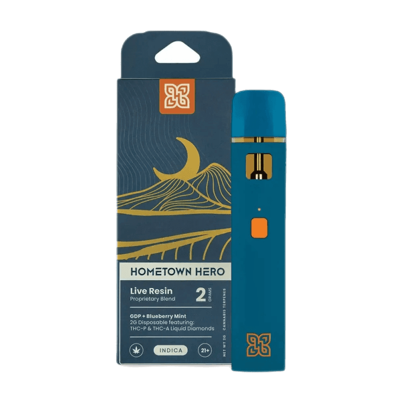 Hometown Hero - Hometown Hero Liquid Diamond THCA Live Resin Disposable (2G) - Shop Coastal Hemp Co