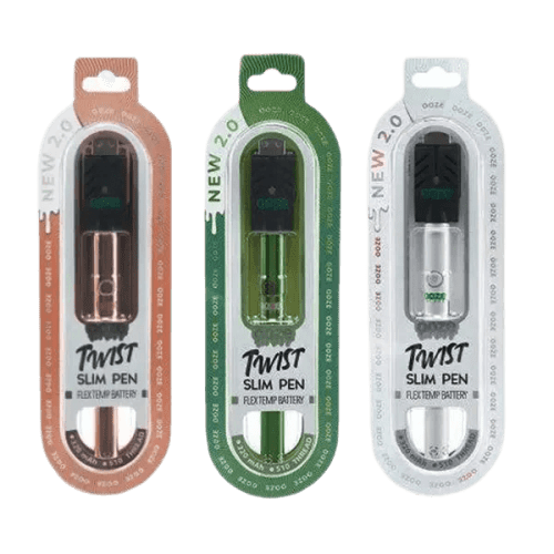 ooze slim twist 2 0 flex temp battery coastal hemp co 1