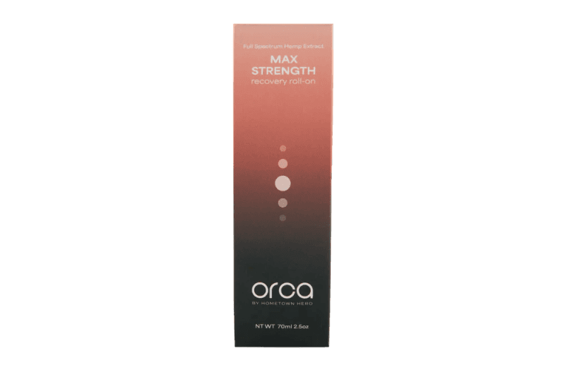 orca max strength recovery roll on coastal hemp co 2