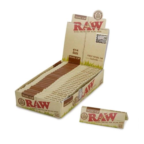 raw organic hemp 1 14 rolling papers coastal hemp co 2