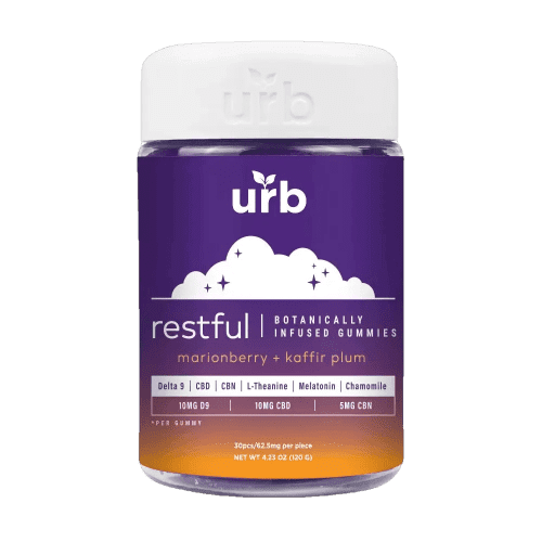 Restful Infused Botanical Gummies +THC - Coastal Hemp Co