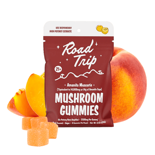 Road Trip Amanita Muscaria Magic Mushroom Gummies - Coastal Hemp Co