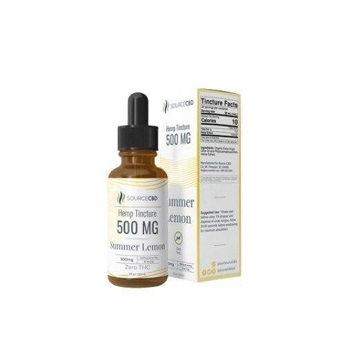 Summer Lemon CBD Oil Tincture Broad-Spectrum - Coastal Hemp Co - Coastal Hemp Co