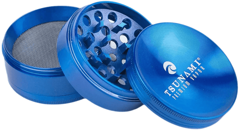 tsunami dry herb grinder 100mm xl coastal hemp co 2