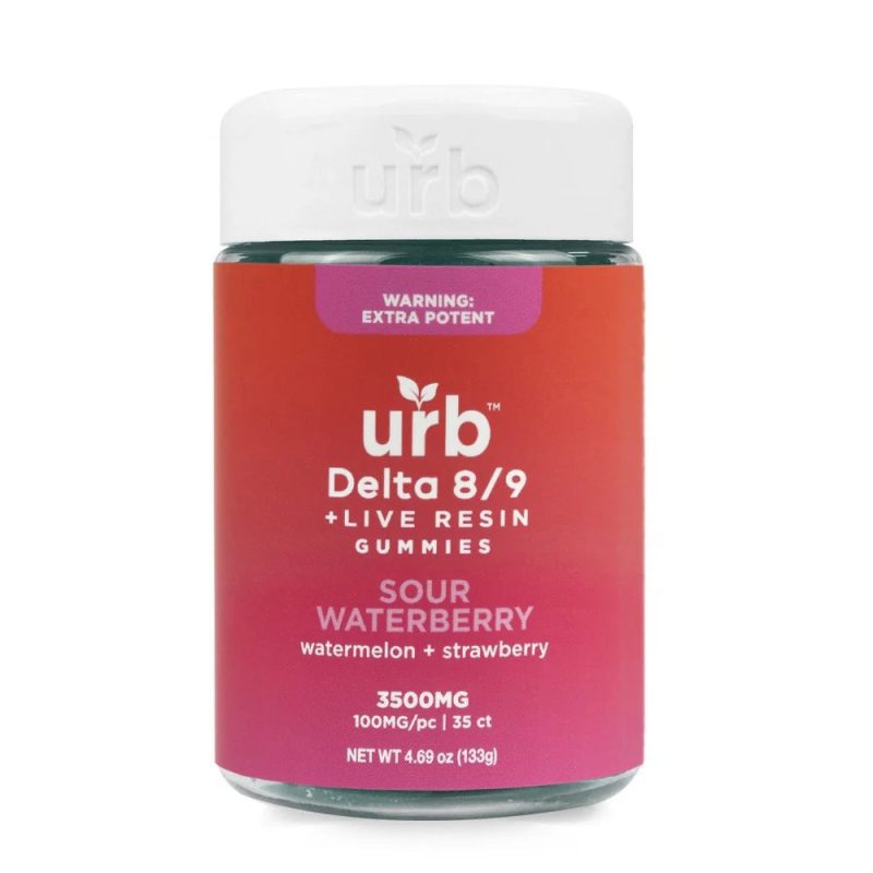 urb d9 d8 gummies 3500mg sourwaterberry